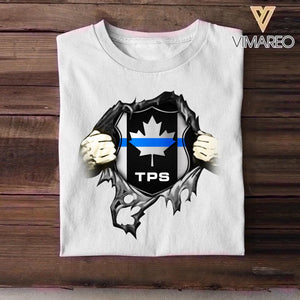 Personalized Canadian Police Department Tshirt Printed QTDT1312