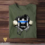 Personalized Canadian Police Department Tshirt Printed QTDT1312
