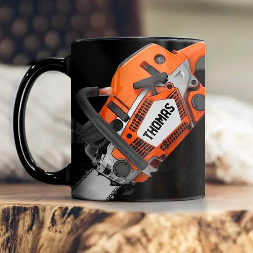 Personalized Arborist Black Mug Printed 22DEC-DT13