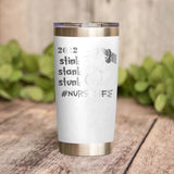 Personalized Nurse Tittle Stink Stank Stunk Laser Tumbler Printed QTDT1412