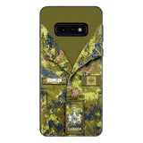 Personalized Canadian Soldier Camo Phone Case Printed 22MAR-HQ19