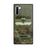 Personalized German Soldier/Veteran Camo Phonecase 3D Printed 22DEC-DT15