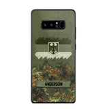 Personalized German Soldier/Veteran Camo Phonecase 3D Printed 22DEC-DT15