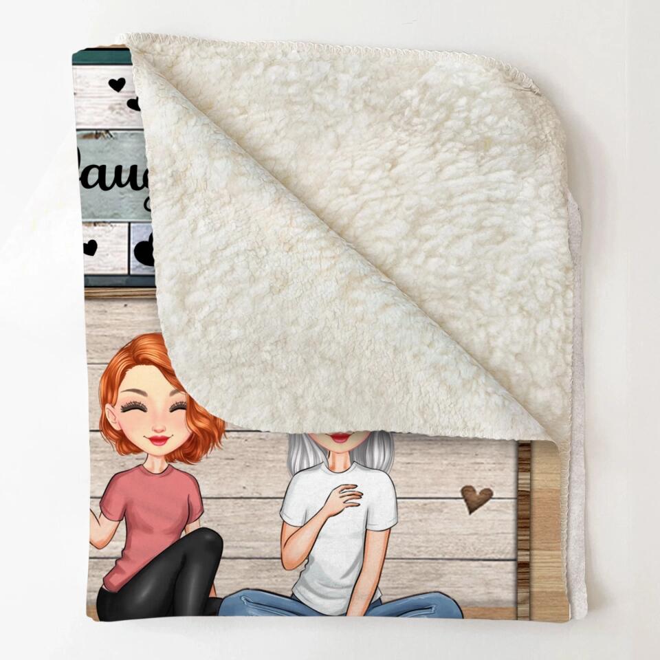 Personalized To My Dear Daughter-In-Law You Are My Sunshine I Love You Quilt Blanket Printed 22DEC-DT26