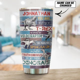 Personalized Dinosaurs Tumbler Printed QTDT2712