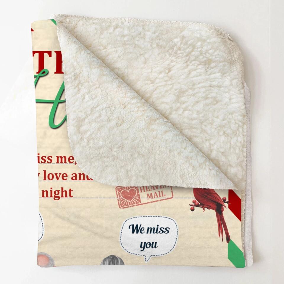 Personalized A Letter From Heaven Memorial Person Family Gifts Quilt Blanket Printed PNDT2812