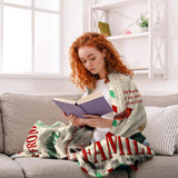 Personalized A Letter From Heaven Memorial Person Family Gifts Quilt Blanket Printed PNDT2812