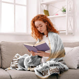 Personalized Husband & wife i choose you to do life with hand in hand side by side Couple Quilt Blanket Printed QTDT3012