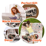 Personalized When You Need A Hug Hold This Blanket Tight, I Have Filled It With Wishes, Hope, Love And Light Couple Quilt Blanket Printed PNHY3012