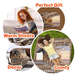 Personalized To My Husband I Married You Love From Wife Gifts For Your Husband Deer Quilt Blanket Printed 23JAN-HQ03