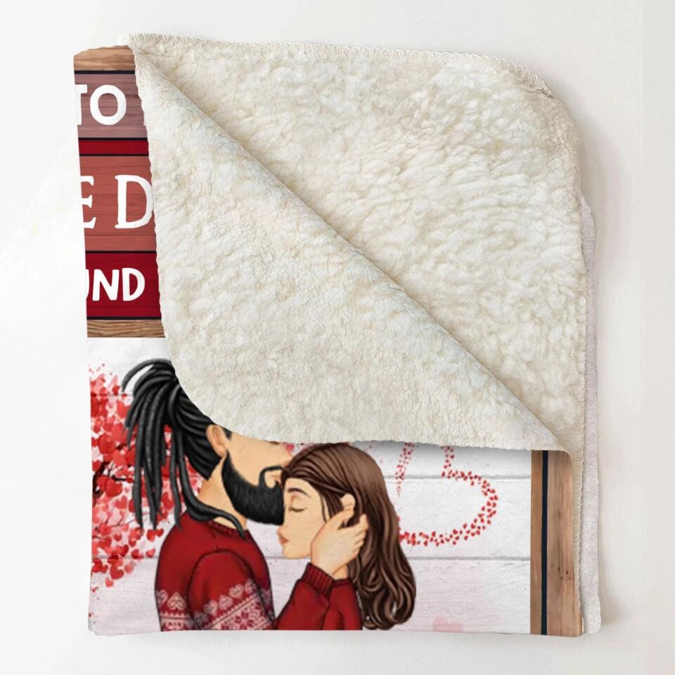 Personalized To My Husband The Day I Met You i Found My Missing Piece Couple Quilt Blanket Printed PNHQ0401