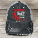Personalized Teachersaurus Like A Normal Teacher But More Awesome Printed 23JAN-DT05