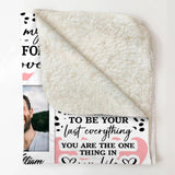 Personalized Your Own Image To My Love Never Forget That I Love You Couple Quilt Blanket Printed PNHQ0601