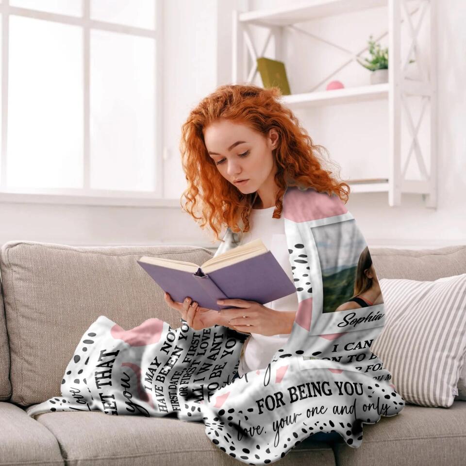 Personalized Your Own Image To My Love Never Forget That I Love You Couple Quilt Blanket Printed PNHQ0601