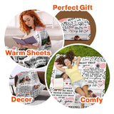 Personalized Your Own Image To My Love Never Forget That I Love You Couple Quilt Blanket Printed PNHQ0601