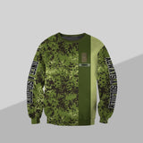 Personalized Danish Solider/ Veteran One A Soldier Always A Soldier Rank Camo Hoodie or Sweater 3D Printed QTDT0601