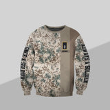 Personalized German Solider/ Veteran One A Soldier Always A Soldier Rank Camo Hoodie or Sweater 3D Printed QTDT0601