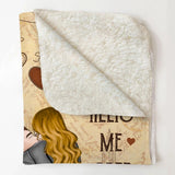 Personalized I Like Her Butt I Like His Bread Couple Quilt Blanket Printed PNDT0901