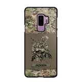 Personalized UK Soldier/ Veteran Camo Phonecase 3D Printed 23JAN-HY10