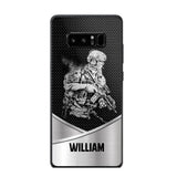 Personalized Soldier/ Veteran Phonecase 3D Printed 23JAN-HY11