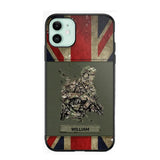 Personalized UK Soldier/ Veteran Phonecase 3D Printed 23JAN-HY13