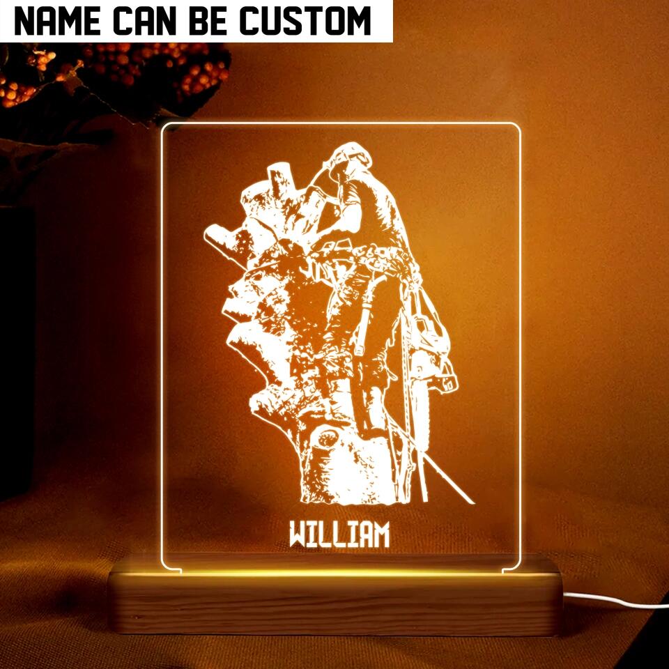 Personalized Arborist Led Lamp Printed 23JAN-HQ14