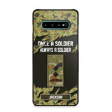 Personalized Australian Soldier/ Veteran Once A Soldier Always A Soldier Phonecase 3D Printed QTHQ1701