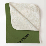 Personalized Once A Soldier Always A Soldier Quilt Blanket Printed 23JAN-DT30