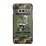 Personalized Once A Soldier Always A Soldier France Soldier/Veteran Phonecase Printed 23JAN-DT31