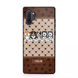 Personalized Dog Lovers Paw Background Phonecase Printed 23FEB-VD03