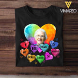 Personalized Your Memorial Grandma Image A Big Peace Of My Heart Lives In Heaven Tshirt Printed 23FEB-DT09