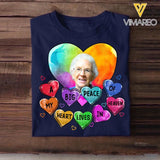Personalized Your Memorial Grandma Image A Big Peace Of My Heart Lives In Heaven Tshirt Printed 23FEB-DT09