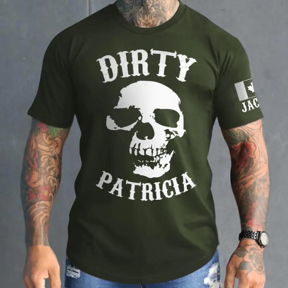 Personalized Canada Durty Patricia Printed Tshirts QTHQ1002