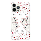 Personalized Cat Lovers Heart Phonecase Printed 23FEB-VD13