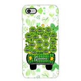 Personalized Grandma Mom Aunt Nana Lucky Flower Jeep Kid Name Sunflower Phonecase Printed PNHQ1502