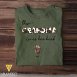 Personalized This Grandma Loves Her Herd Tshirt Printed QTDT1402