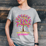 Personalized Blessed To Be Called Grandma Kid Name Tshirt Printed PNHQ1502