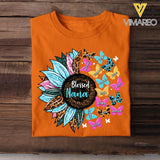 Personalized Tie Dye Leopard Sparkling Sunflower Grandma Nana Mimi Gigi Printed 23FEB-DT16
