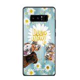 Personalized Flowers Dog Mom Dog Lovers Phonecase Printed QTHQ2002