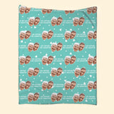 Personalized Upload Your Mother Photo Like Mother Like Daughter Quilt Blanket Printed PNHQ0603