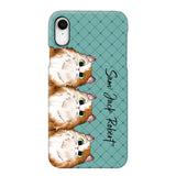 Personalized Cat Lovers With Colorful Background Phonecase Printed 23MAR-HQ10