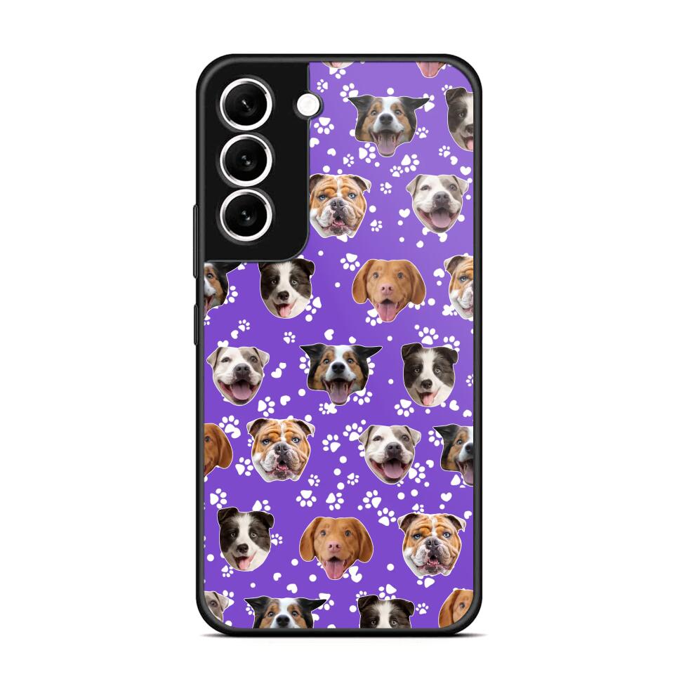 Personalized Upload Your Dog Photo Head Dog Lovers Phonecase Printed QTHQ1303