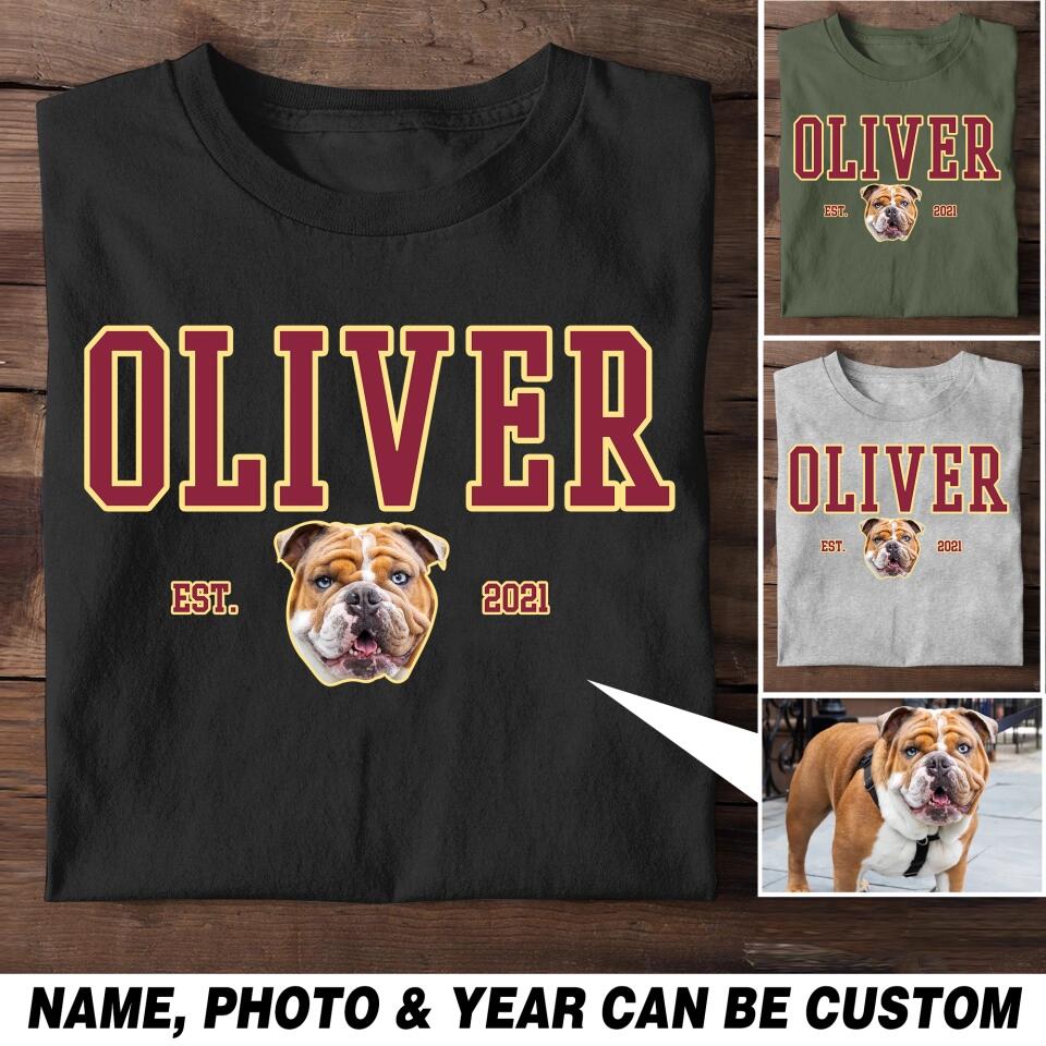 Personalized Personalized Upload Photo Your Pet & Name Tshirt, Hoodie Printed QTHQ1303