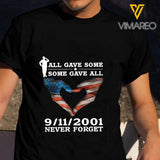 Never 9-11 Forget - 20th Anniversary TShirt