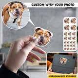 Personalized Upload Your Dog Photo Sticker Printed PNHQ1703