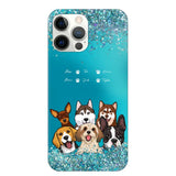 Personalized Dogs & Name Dog Lovers Gift Phonecase Printed 23MAR-DT17