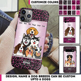 Personalized Dogs & Name Dogs Lovers Gift Phonecase Printed 23MAR-HQ20