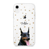 Personalized Upload Your Dog Photo Dog Lovers Silicon Phonecase 23MAR-DT23