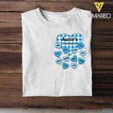 Personalized Grandma Sweethearts & Kid's Name Tshirt Printed 23APR-HQ01