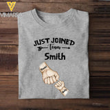 Personalized Family & Kids Name Just Joined Team TShirt Or Baby Onesize QTPN1304